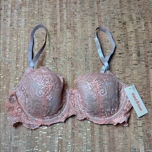 ThirdLove Pink Lace Bra NWT 34C
